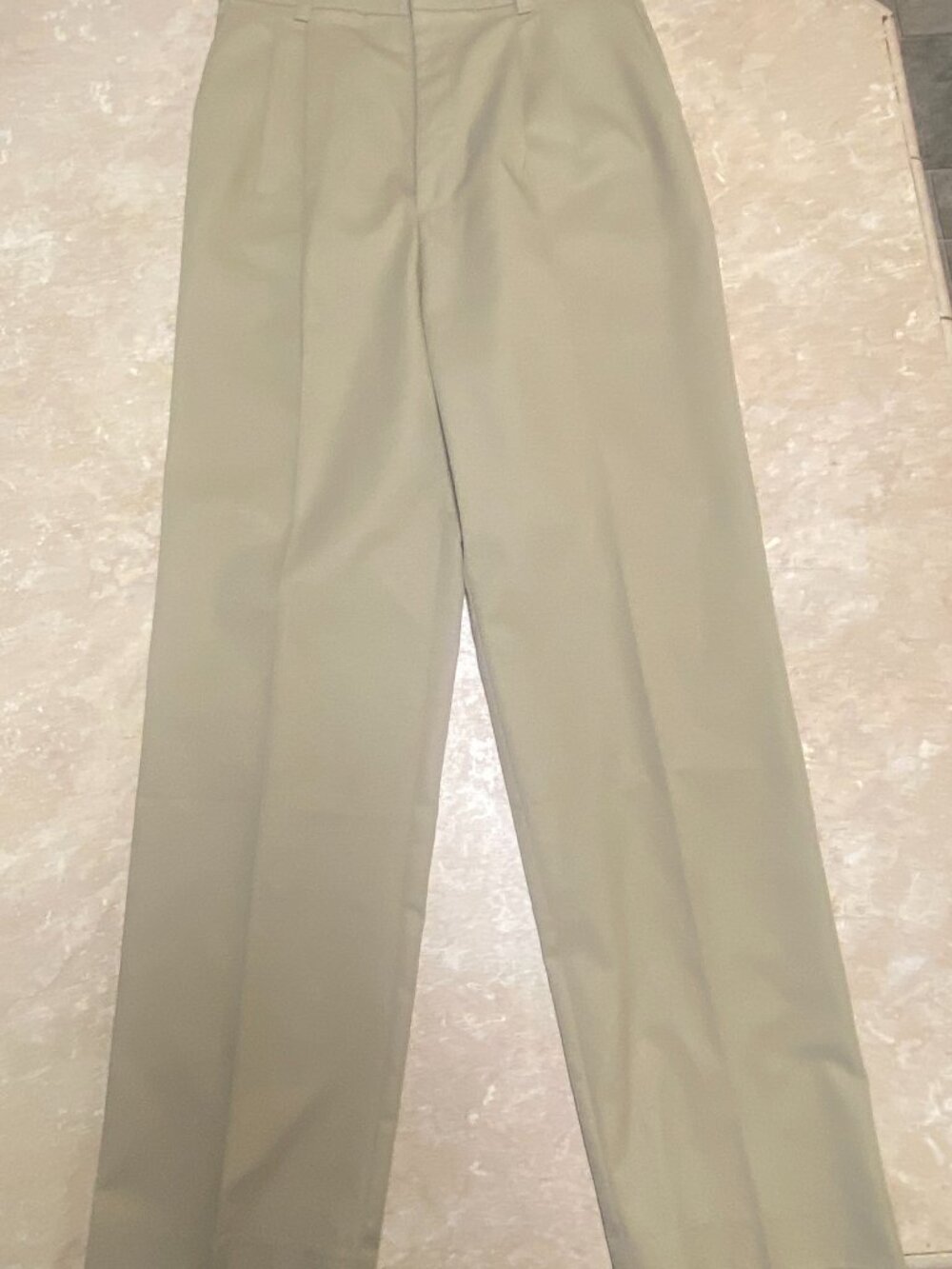 Becky Thatcher Girls Uniform Pants Size 13 Juniors NEW Khaki Tan Inseam 30 #93